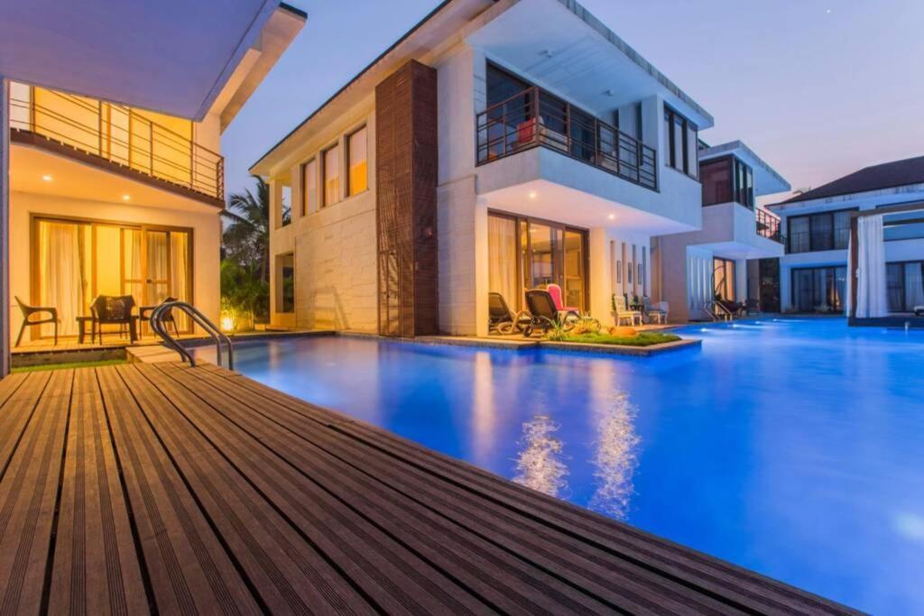 Ochre Villa- Luxury Property In Assagaon / Vagator Exterior foto